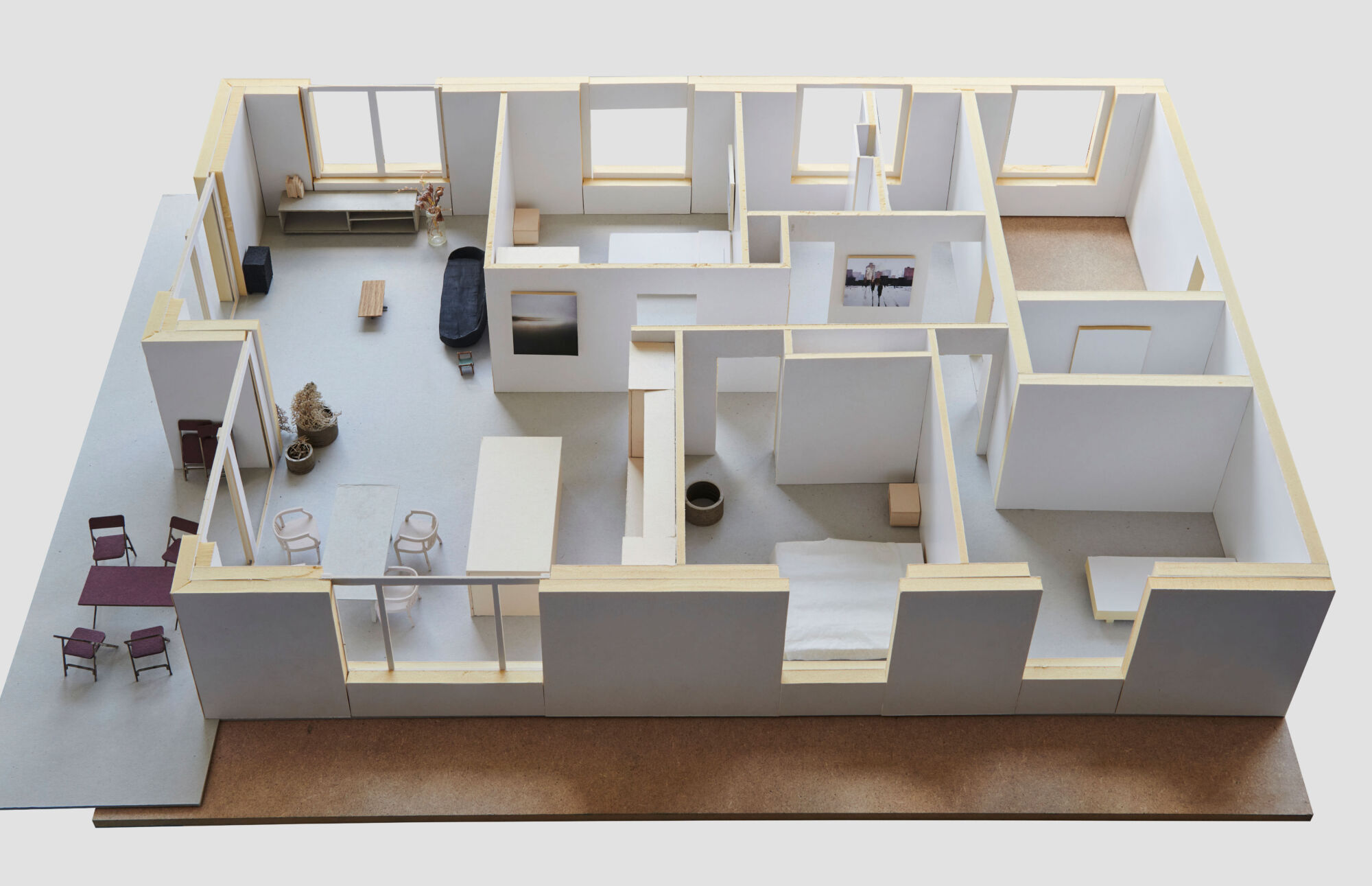 Modell Überprüfung des Wohnungs Entwurfs