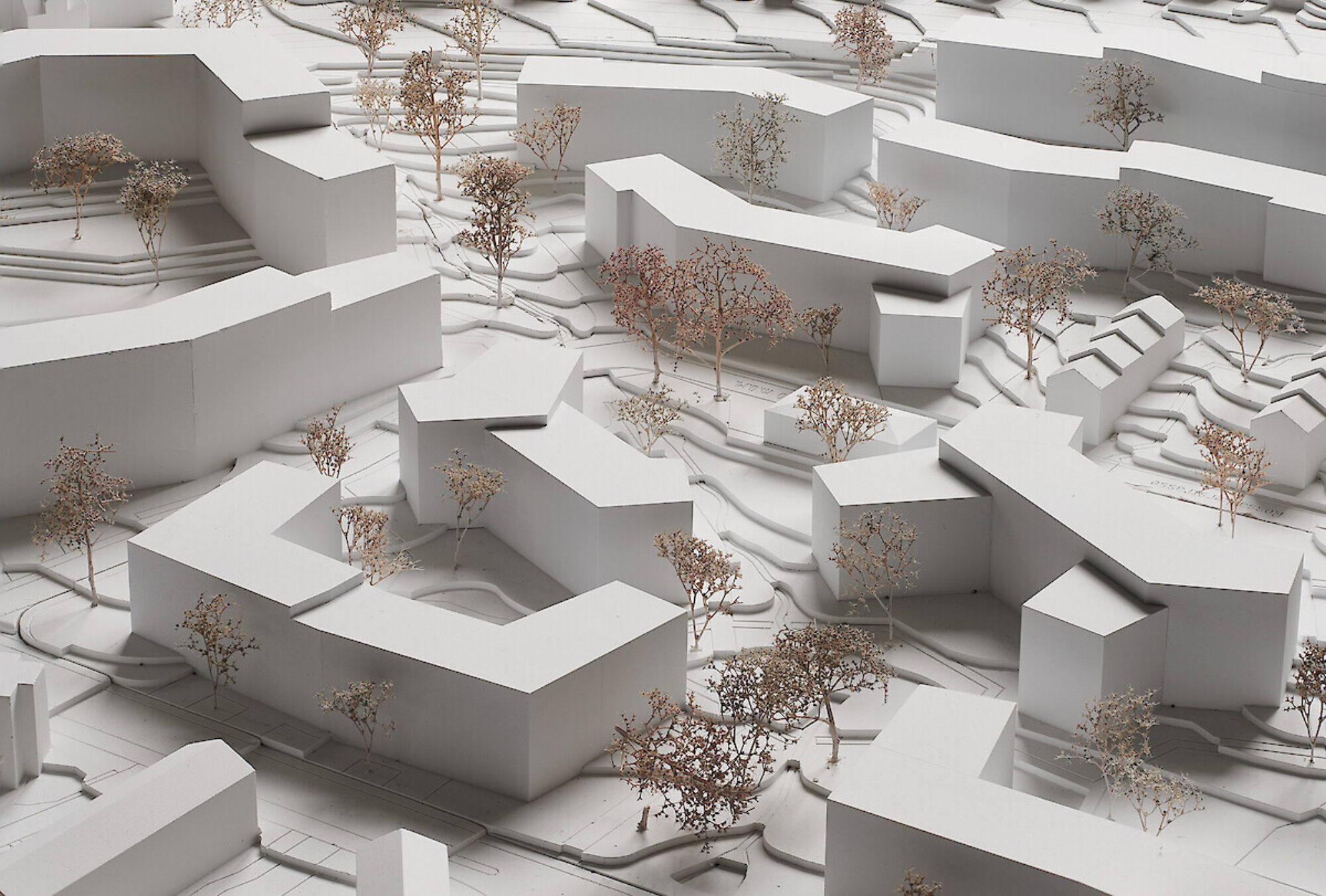 Wohnsiedlung Goldacker WB Städtebaumodell