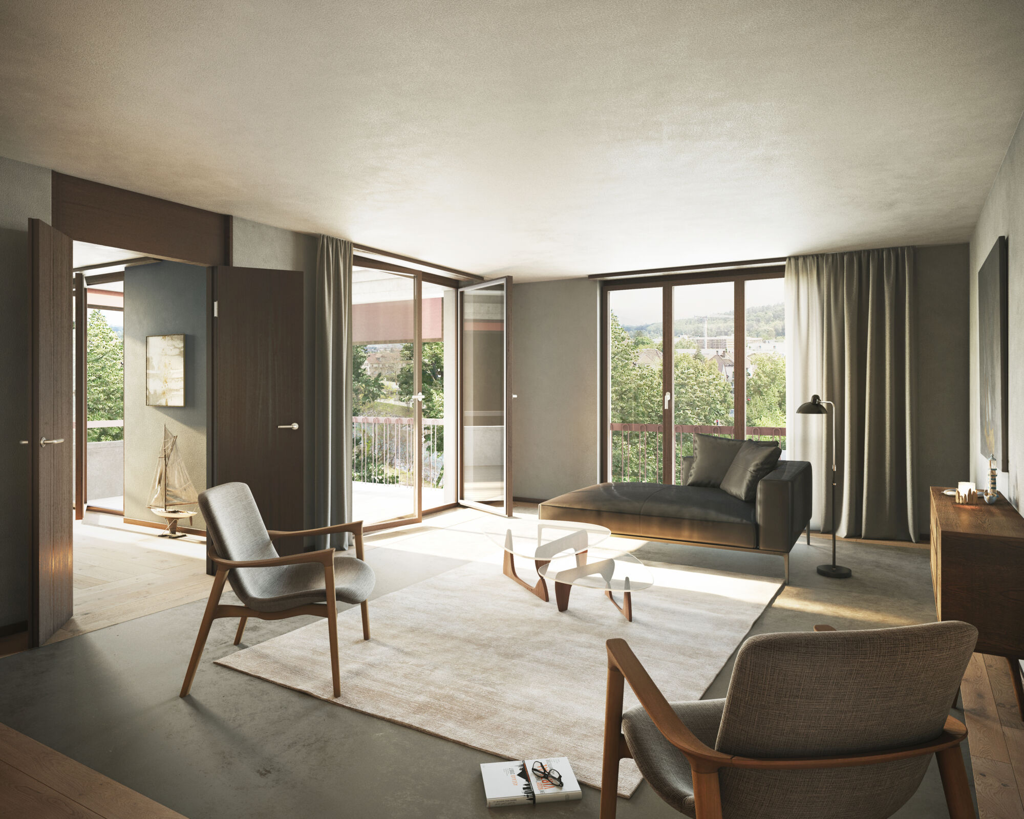 Birchlen WB Wohnraum Visualisierung rr